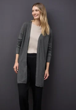 Langer Feinstrickcardigan