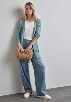 Langer Feinstrickcardigan