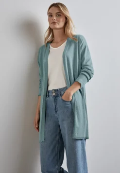 Langer Feinstrickcardigan