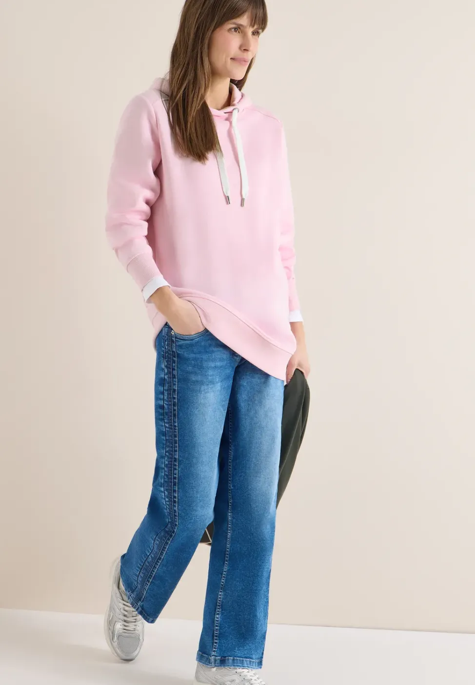 Langer Hoodie