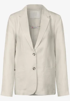 Langer Leinenblazer