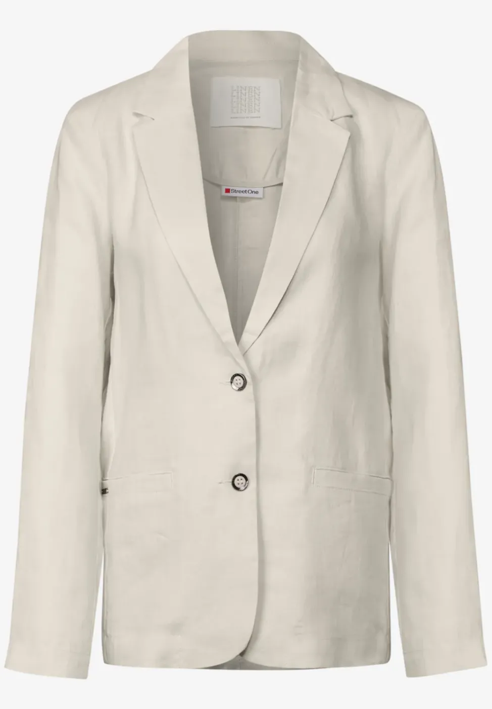 Langer Leinenblazer