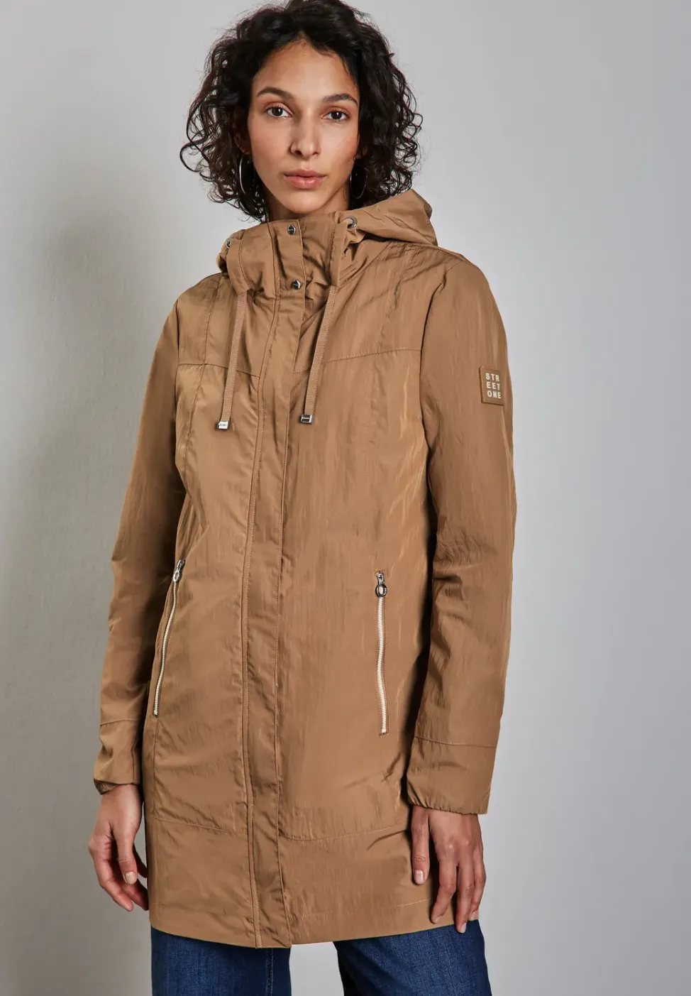Langer Windbreaker