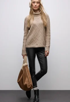 Leder Look Leggings