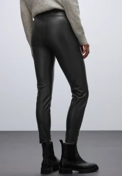 Leder Look Leggings