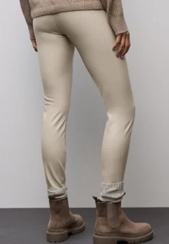 Leder Look Leggings