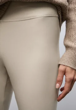 Leder Look Leggings