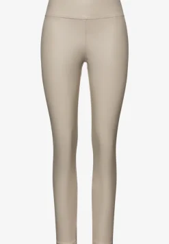 Leder Look Leggings