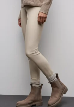 Leder Look Leggings