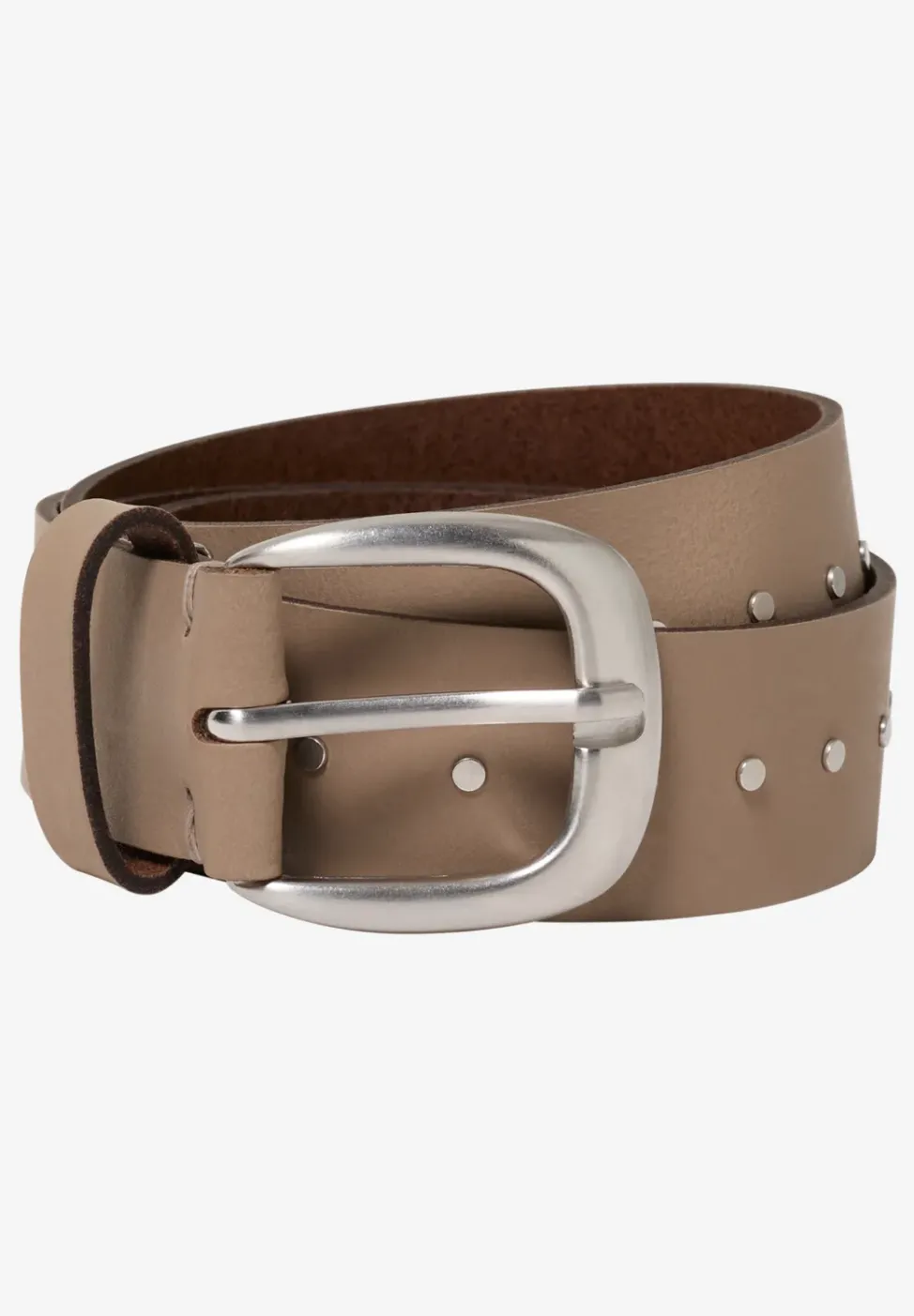 Ledergürtel mit Nieten
