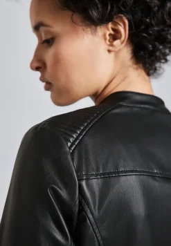 Leder-Look Jacke