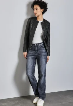 Leder-Look Jacke