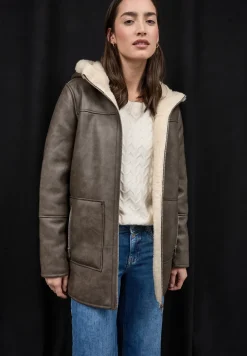 Leder-Look Jacke