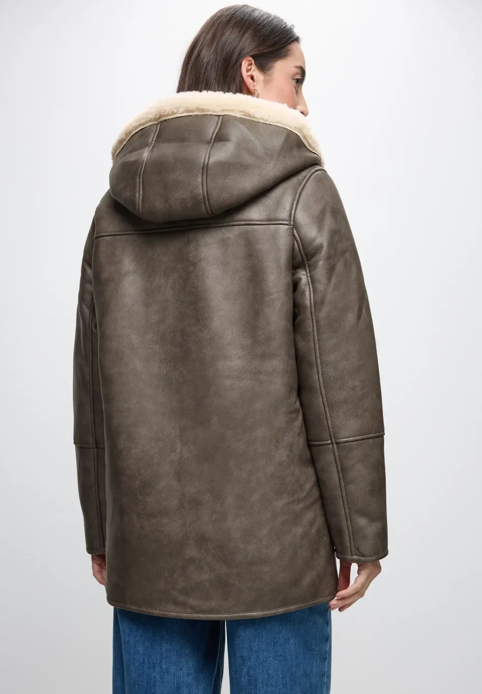 Leder-Look Jacke