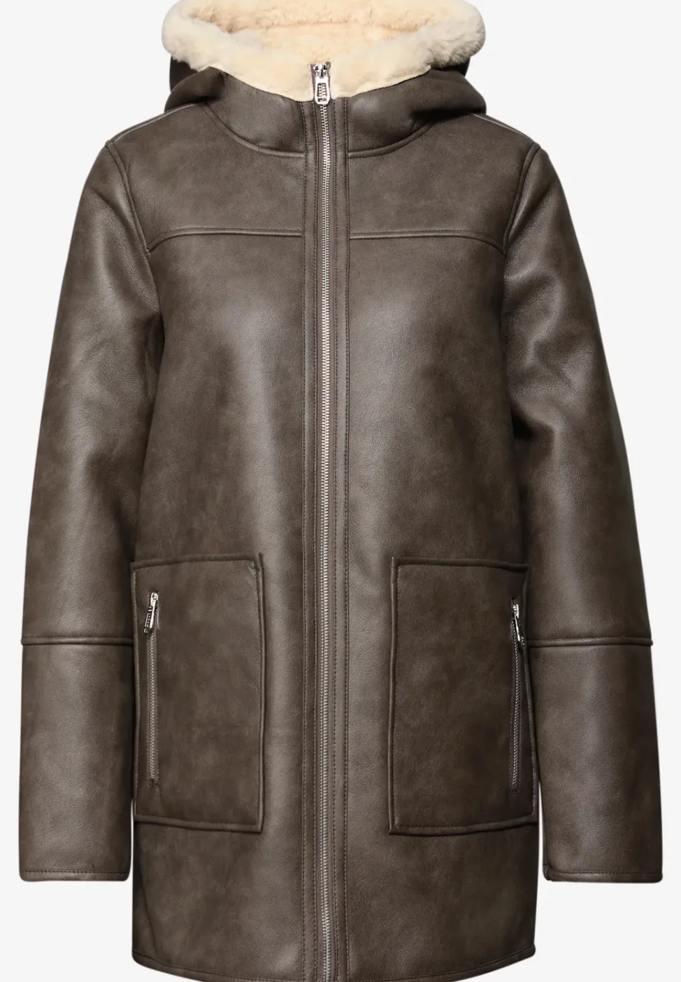 Leder-Look Jacke