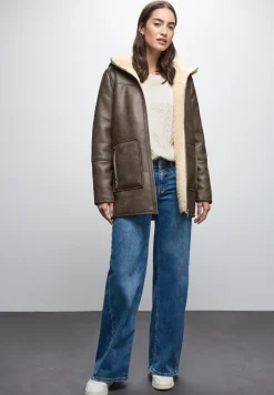 Leder-Look Jacke