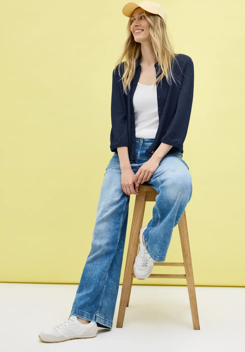 Leichte Crepe Jacke