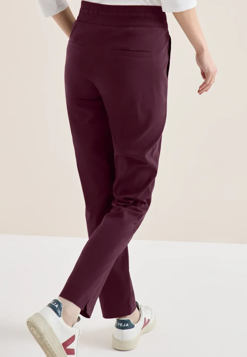 Leichte Hose im Casual Fit mit Stretch