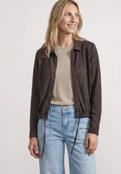 Leichte Langam Jacke in Leinen-Optik