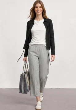 Leichte Langam Jacke in Leinen-Optik