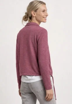 Leichte Langam Jacke in Leinen-Optik