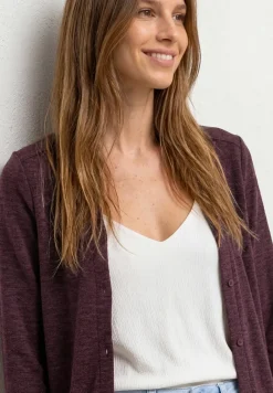 Leichte Langam Jacke in Leinen-Optik