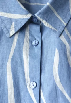 Leichte Baumwollhemdbluse