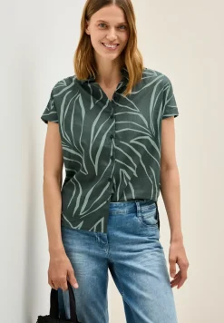 Leichte Baumwollhemdbluse
