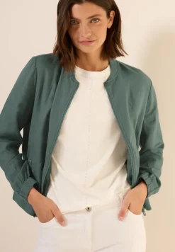 Leichter Leinen-Blouson