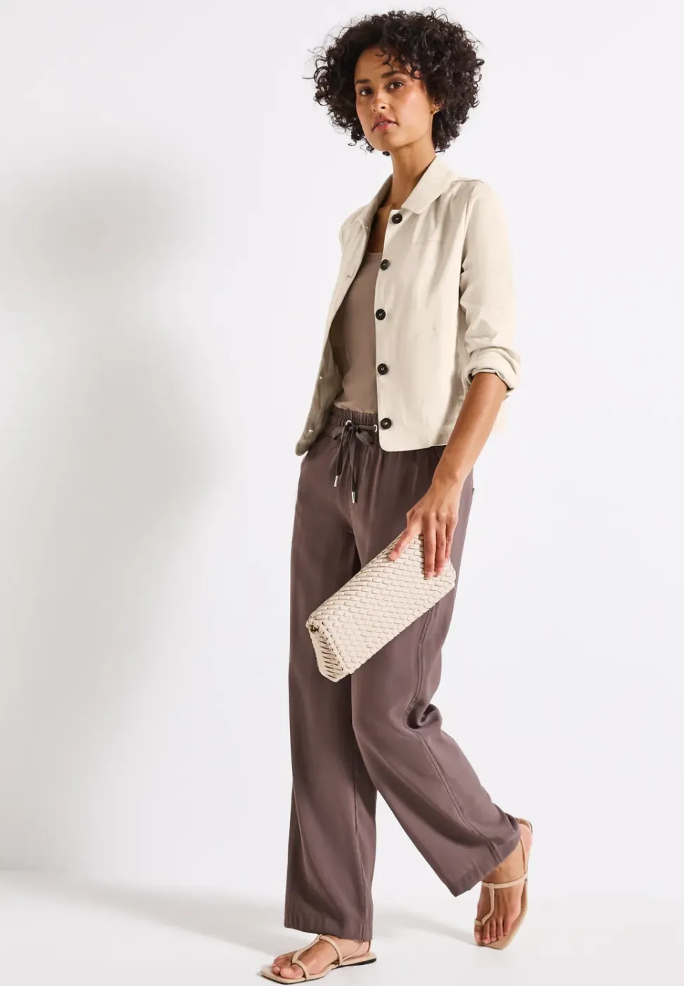 Leichtes Velours Overshirt