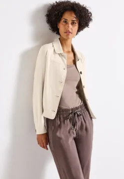 Leichtes Velours Overshirt