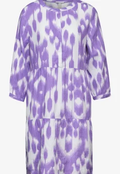 Leinen Kleid mit Print