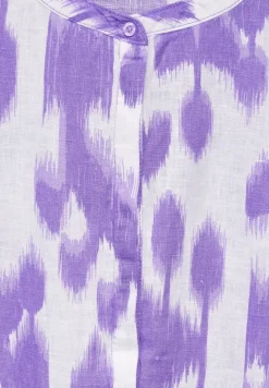 Leinen Kleid mit Print
