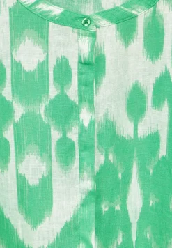 Leinen Kleid mit Print