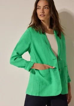 Leinen-Blazer