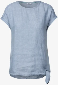Leinen Chambray-Bluse