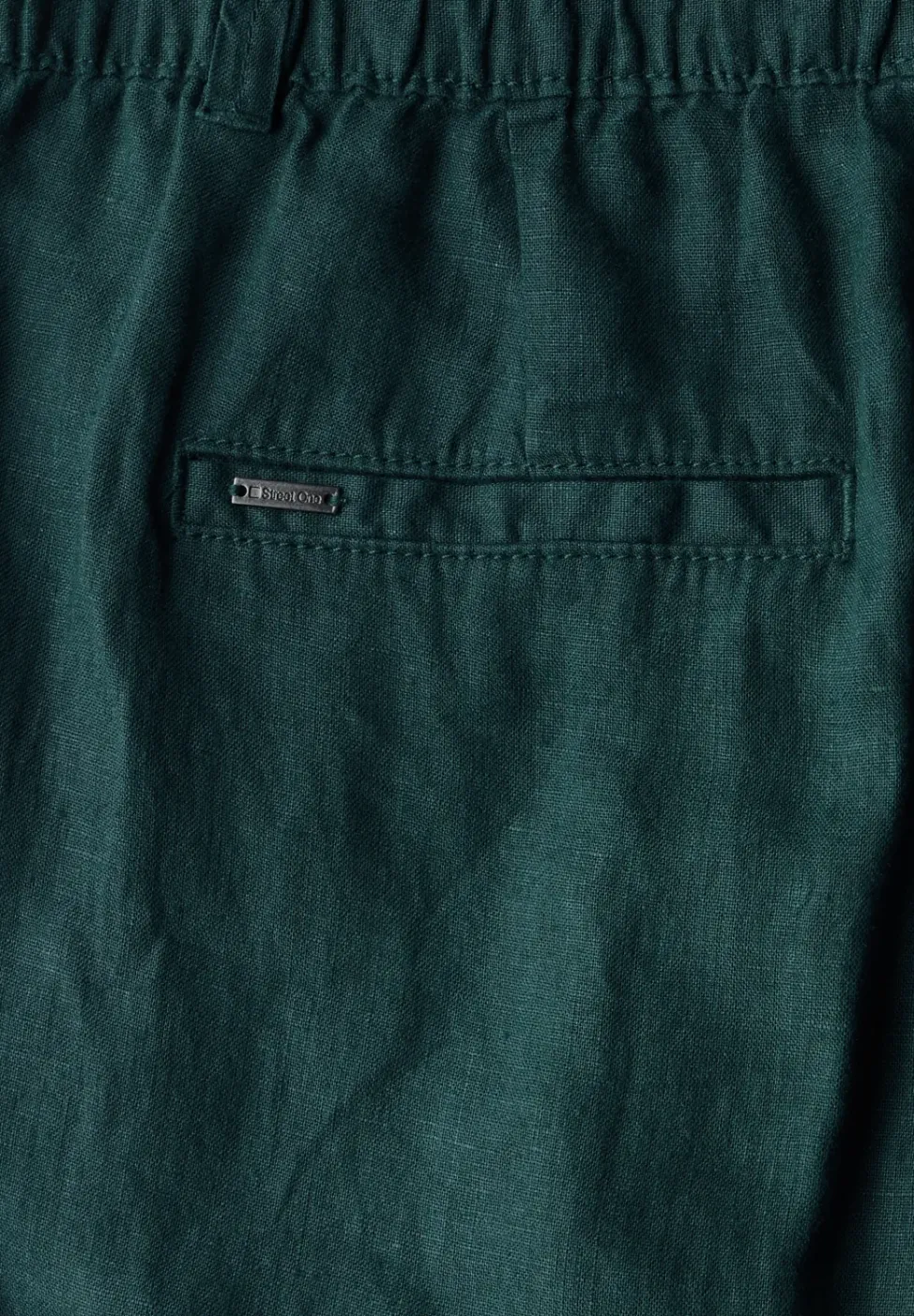 Leinen-Chino im Casual Fit