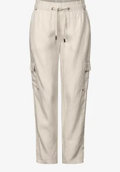 Leinenhose im Cargo-Look