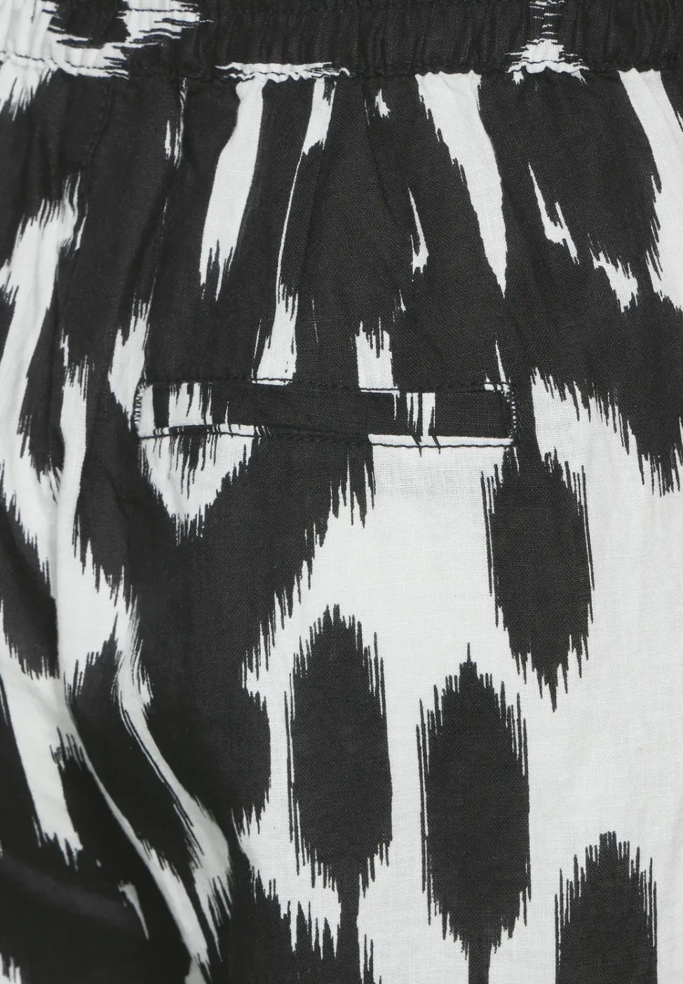 Leinenhose mit Print