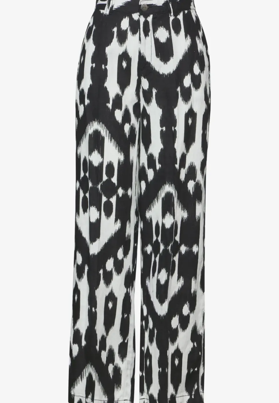 Leinenhose mit Print