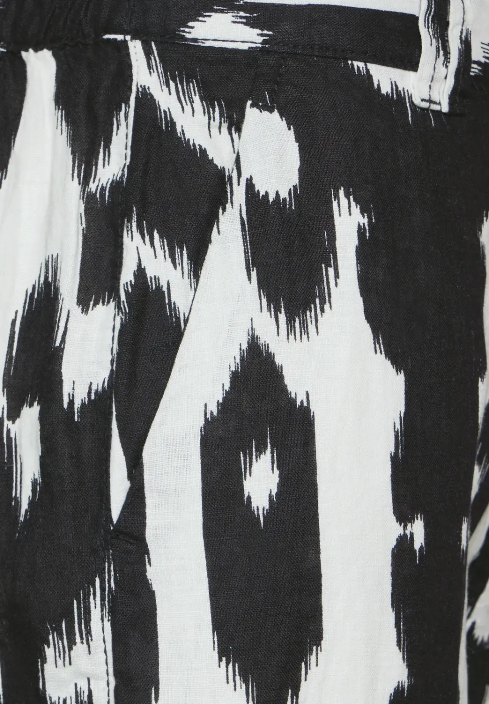 Leinenhose mit Print