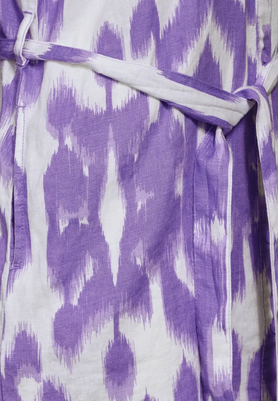 Leinenkleid mit Print