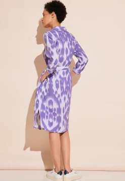 Leinenkleid mit Print