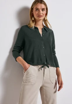 Leinen-Look Jacke
