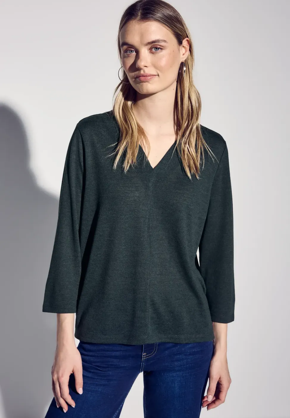 Leinen-Look Shirt