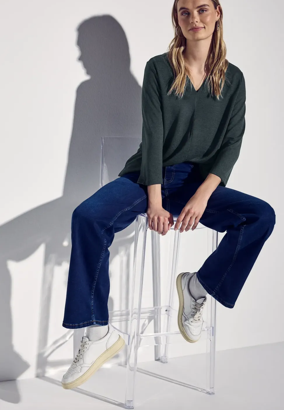 Leinen-Look Shirt