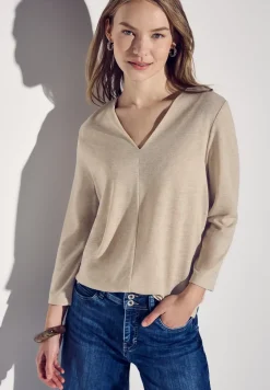 Leinen-Look Shirt
