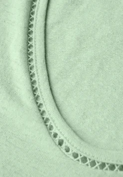 Leinen-Look T-Shirt