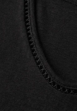 Leinen-Look T-Shirt