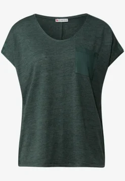 Leinen-Look T-Shirt